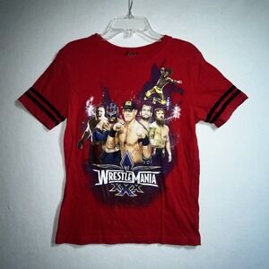 Wrestlemania Graphic Shirt John Cena WWF WWE Youth Wrestling READ For Sizing